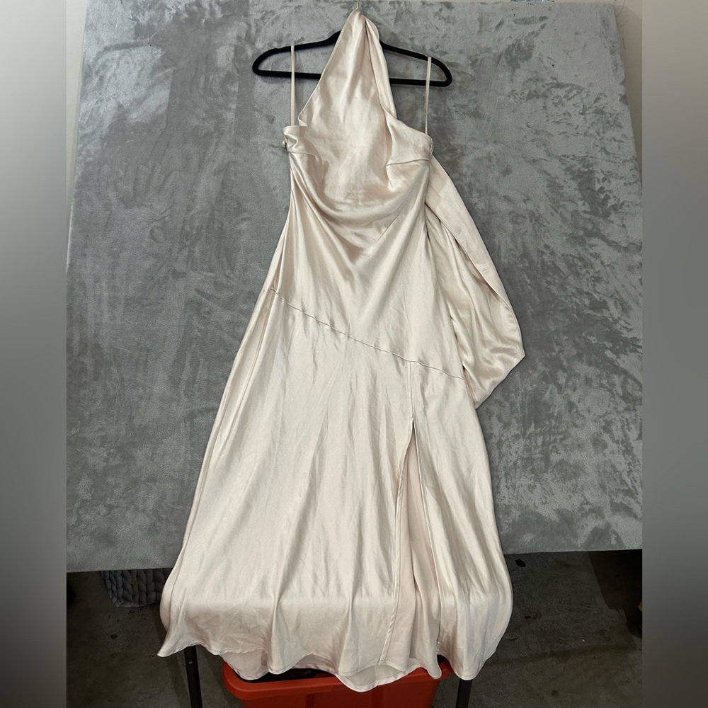 NWT Hello Molly Athenian satin maxi dress - Picture 3 of 16